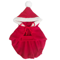 Cute Christmas Cloak with Hood for Dogs and Cats